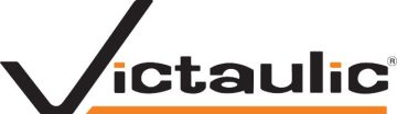 Victaulic logo showcases modern design, strength in pipe joining solutions with vibrant color accents.